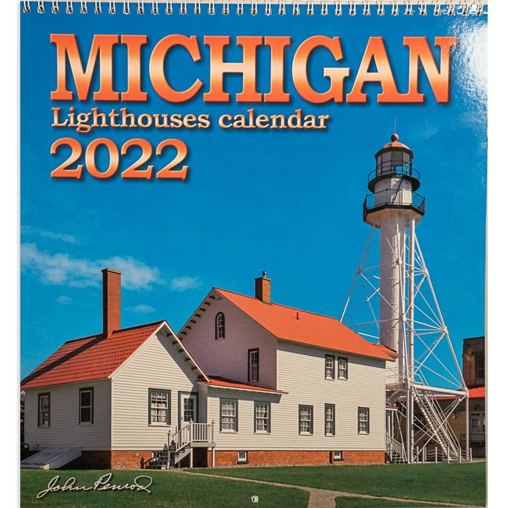 Michigan Lighthouse Penrod 2022 Wall Calendar - Walmart.com