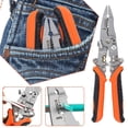 thumbnail image 3 of YSABOXY 12 in 1 ltifctional Wire Stripper Crimper Cable Cutter Pliers, Foldable Profional Wire Strip Tool, New Electrician Pliers Tools and Cable Stripper for Cutting Strip Shearing, 3 of 5