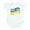 Cloud White, variant on CafePress - Pray For Ukraine Body Suit - Baby Light Bodysuit, Size Newborn - 24 Months