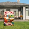 thumbnail image 3 of AMHNF Welcome To The Lake Garden Flag For Home Outdoor Garden Yard Decor 12x18 inch, 3 of 5