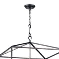 thumbnail image 3 of Regina Andrew 16-1132BI Cape 8 Light 24" Wide Semi-Flush Lantern Ceiling Fixture - Black, 3 of 6