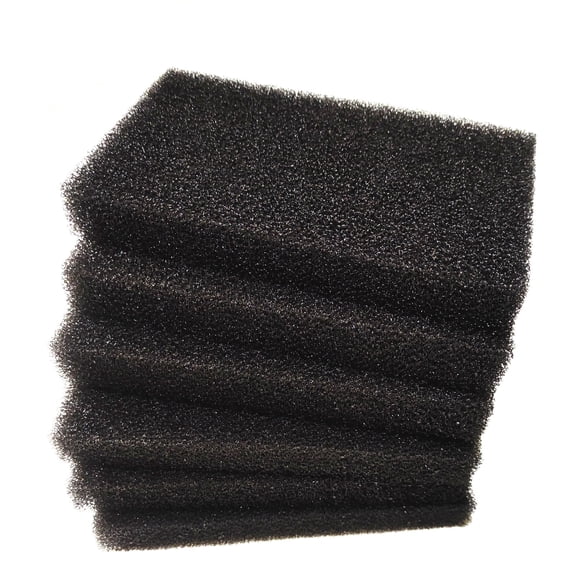 Qzbhct 6 Pack Aquarium Bio Filter Media Sponge Foams, 6.28 x 4 x 0.78 inch Cut-to-Size Foam for Aquarium Fish Tank Replacement Filters Pad Inserts