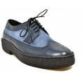 thumbnail image 2 of British Collection Two Tone Wingtip Low Cut Navy Combo Shoes, 2 of 5