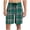 Green, variant on Fmbrln Mens Shorts Drawstring Waist Plaid Printed Summer Shorts Fashion Casual Lounge Shorts
