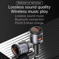 thumbnail image 2 of JaJaBor Émetteur FM Modulateur Bluetooth 5.0 Kit Voiture Mains Libres Récepteur Stéréo Sans Fil Supporte Siri/Google Assistant Vocal, 2 of 4