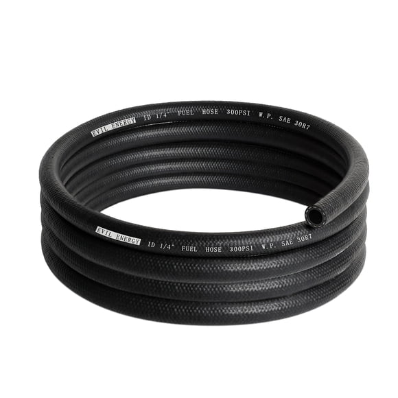 Manguera de combustible EVIL ENERGY, goma NBR, 1/4 pulgadas, SAE 30R7, 10 pies, 300 psi
