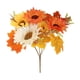 thumbnail image 2 of Uuiauoio Premium Artificial Fall Pumpkin Bouquet for Home Decor Thanksgiving Centerpiece Holiday Table Arrangement with Realistic Leaves and Stems, 2 of 6