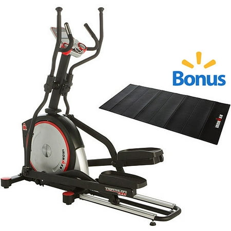 IRONMAN X-Class 610 Smart Technology Elliptical Trainer with Bluetooth, 23; Stride, BONUS 122K Heart Rate Chest Belt, and Added BONUS Equipment Mat