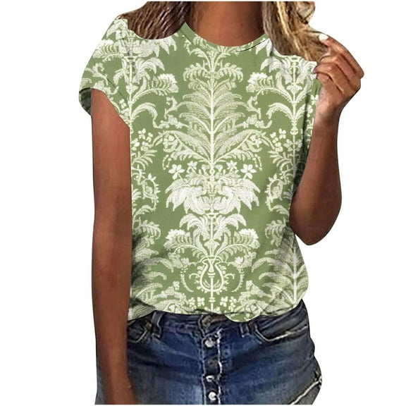 Short Sleeve Shirts for Women Fitted Athletic Tops Women Cropped Women Summer Tops Sexy Summer Shirts for Island Vacation