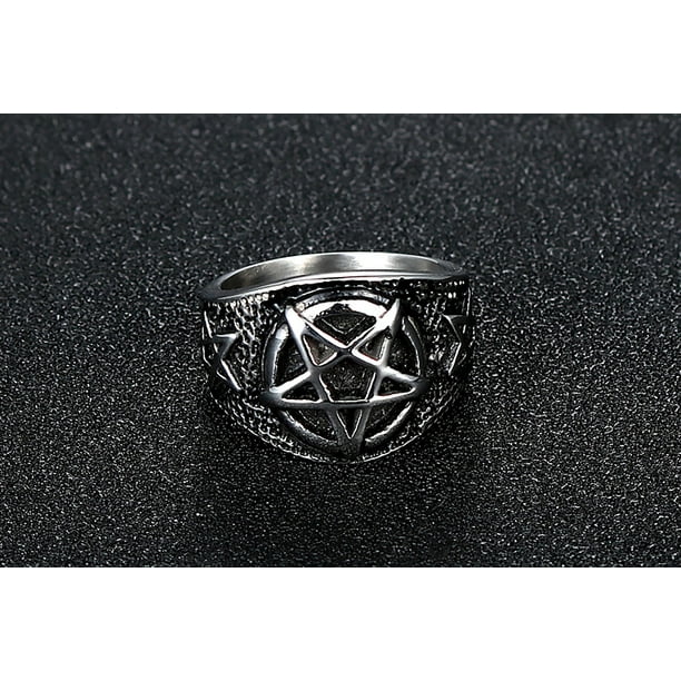 Inverted pentagram ring outlet
