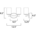 thumbnail image 2 of Maxim Lighting - Two Light Bath Vanity - Bath Vanity - Cylinder 2 Light Modern, 2 of 2