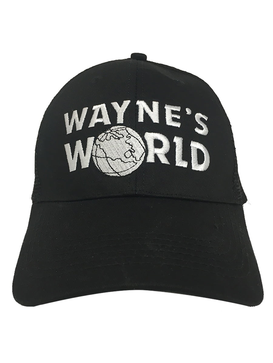 NXINGCHENR Waynes World Hat Baseball Cap Waynes Garth Mesh Cap Dad hat Halloween Cosplay Black
