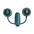 thumbnail image 1 of Matsuzay Ventilador para colgar en el cuello, portátil, recargable, alimentado por batería, verano, 4800 mAh, 8 W, funcionamiento silencioso, Electrodomésticos Verde, 1 of 6