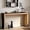 B-black, variant on HMFULE 52" Solid Wood Console Table for Entryway, Modern Sofa Table Behind Couch with 3 Drawers, Farmhouse Sofa Tables for Living Room, Hallway, Foyer, Easy Assembly, Cherry