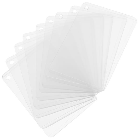 Shisuyan 10Pcs Clear Sleeves for Cards Transparent Plastic Anti-scratch for Collectors