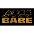 thumbnail image 2 of Jacobs, Cindy 18x11 Gold Ornate Wood Framed with Double Matting Museum Art Print Titled - Boss Babe, 2 of 4