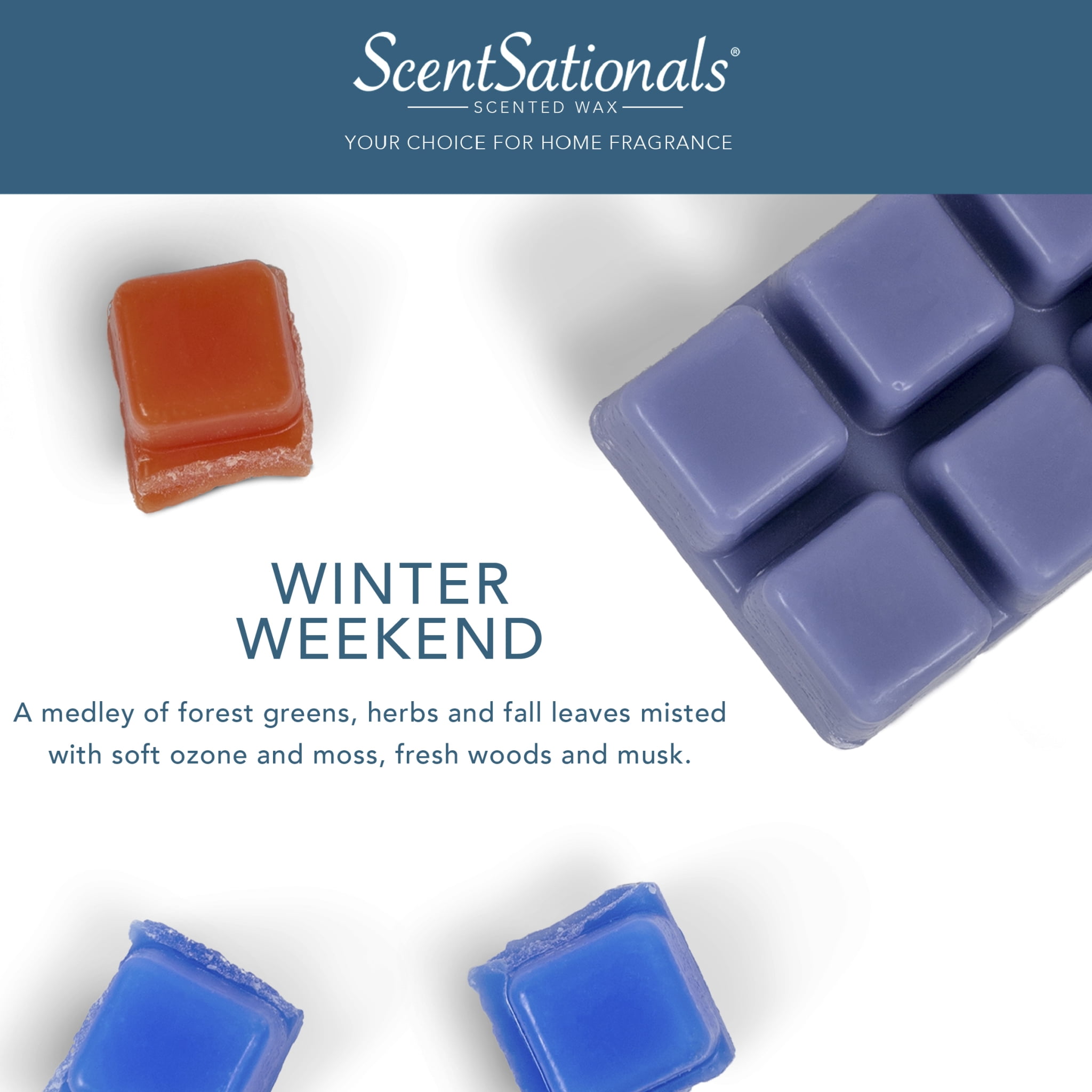 SCENTSATIONALS FRAGRANCE CUBES, WINTER WEEKEND