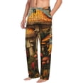 thumbnail image 6 of Rateoe Vintage Cloud Mushroom Pattern Men’s Ultra-Soft Comfy Pajama Lounge Pants Sleepwear,Comfortable Lounge Wear,lightweight Pajamas, Casual Home Wear-Large, 6 of 6