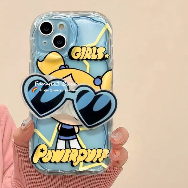 Funda + Soporte Para Gafas Compatible Para iPhone XR 14 13 11 12 Pro Max 8 7 6 6s Plus SE 2020 XS De Teléfono De Dibujos Animados Protección Suave Cubierta Trasera