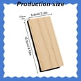 thumbnail image 2 of LYINGF Wooden Blackboard Eraser and Whiteboard Eraser, Static Chalk Eraser Cleaner Duster for Classroom, Office, and DIY Use, Teaching Supply and Gift, Dual-Purpose Eraser, 2 of 2