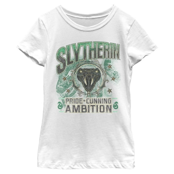 Girls Harry Potter Slytherin Pride and Ambition T Shirt