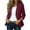 Burgundy, variant on TEAJOPSUU Women's Double Button Blazers with Pockets Cotton Blend Long Sleeve Notched Lapel Collar Suit Jackets Lightweight Casual Work Blazer Jackets Beige