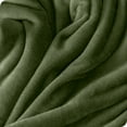 thumbnail image 4 of Bare Home Couverture en Molleton Microduveteux - 300 G/m2 - Micro-Polaire Duveteuse - Douce et Moelleuse - Grand Lit/queen, Cyprès, 4 of 5