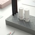 thumbnail image 5 of Caja de almacenamiento de lápiz labial de silicona de 36 cuadrícula, organizador de maquillaje, soporte de exhibición cosmética Feliz Sencillez, 5 of 5
