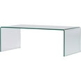 thumbnail image 2 of Creative Images  International Occasion Collection  Bent Glass Coffee Table White, 2 of 5