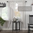 thumbnail image 2 of VHC Brands Annie Buffalo Grey Check Prairie Panel Pair, 84x36x19, 2 of 8