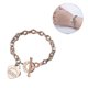thumbnail image 3 of pulsera encantadora en forma de corazón, hermosa y delicada pulsera de diseño elegante para mujer, decoración de uso diario., 3 of 3