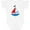 AA-White, variant on Personalized Sailboat Boys or Girls Baby Bodysuit