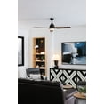 thumbnail image 2 of Ceiling Fan With Light Kit In Contemporary Style 14.75 Inches Tall By 54 Inches Wide-Brushed Nickel Finish-Silver Blade Color Minka Aire Fans, 2 of 7