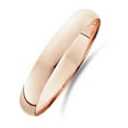 thumbnail image 4 of Pompeii 4mm Dome High Polished Wedding Band 10k Rose Gold (,), 4 of 5