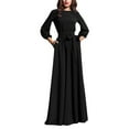 thumbnail image 2 of SELONE Formal Wedding Guest Dresses for Women Cocktail Dresses Long Sleeve Rehearsal Dinner Dress Plus Size Evening Dresses Maxi Prom Dresses Party Dresses Homecoming Dresses Puff Sleeve Formal Gowns, 2 of 5