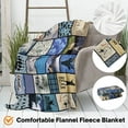 thumbnail image 4 of Yibo Motorcycle Lovers Blanket Flannel Soft and Comfortable Anti-static Bed Sofa Blanket, 4 of 7