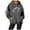 Grey, variant on Womens Sweatshirt No Hoodie Womens Hoodie Sweatshirt Zip up Sweater with Colla Shirt Women Light Weight Women's Sweat Shirts Fall for Women Women's Hoodies And Sweatshirts For Fall And Winter Blue XXL