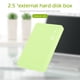 thumbnail image 2 of Caja de disco duro SATA a USB 3.0 sin herramientas Caja de disco duro de 2,5 pulgadas para almacenamiento externo SSD FLhrweasw Nuevo, 2 of 6