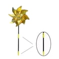 thumbnail image 3 of 10 Pack Glitter Pin Wheels For Garden Decorating Bird Repellents Keep Birds Out Of Yard Farms, 3 of 5