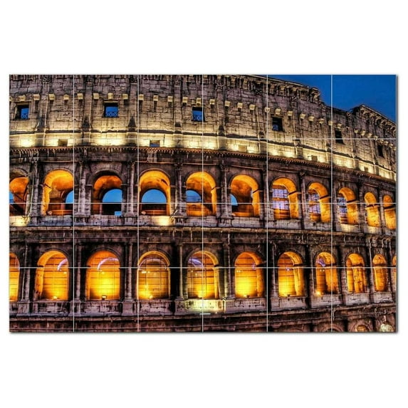 Monument Ceramic Tile Mural Kitchen Backsplash Bathroom Shower, 400941-S64