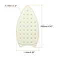thumbnail image 2 of Almohadilla para Hierro de Silicona Uxcell, Alfombrilla Resistente al Calor para Planchar, Placa para Descanso de Hierro, Crema, 2 of 5