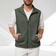 thumbnail image 4 of Leey-World Men's Lightweight Softshell Vest Windproof Sleeveless Jacket for Travel Hiking Running Golf(AG,XL), 4 of 9
