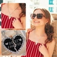 thumbnail image 4 of Necklace Couple/2 Pieces Female Necklace With Crystal Heart Pendant Friend, 4 of 8