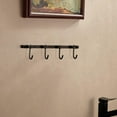 thumbnail image 3 of Antique Brass Hooks, Hook Coat Rack, Bath Wall Mounted Vintage Brushed Brass Bathroom Row Hooks Rustic Towels Coats Hooks, 3 of 9