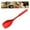 Red, variant on Large Silicone Cooking Spoon Set with Deep Bowl and Measurement Marks for Versatile Kitchen Tasks