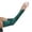 Forest Green, variant on Gold Color Fingerless Extra-Long Over-Elbow Stretch Satin Gloves Opera-Length Women Halloween Costume Prom Cosplay Party
