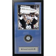 NHL Vincent Lecavalier Autographed Shadow Box with Hockey Puck, 14x20