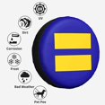 thumbnail image 6 of Equality Pride Flag Spare Tire Cover Weatherproof Wheel Protectors Dust-Proof Sun Protection Wheel Tire Covers Universal Fit for Truck SUV RV Camper Trailer Car Accessories, 6 of 10
