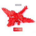 thumbnail image 5 of 3D Printed Gemstone Dragon Crystal Dragon Toy Figure,Green, 5 of 5