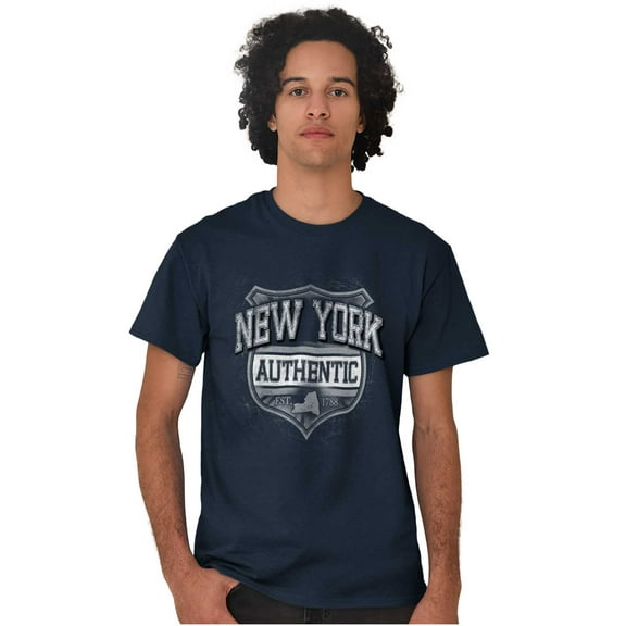 New York Student Pride Gameday Cool Men's Graphic T Shirt Tees Brisco Brands X